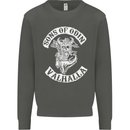Son of Odin Valhalla Viking Norse Mythology Kids Sweatshirt Jumper Storm Grey