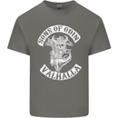 Son of Odin Valhalla Viking Norse Mythology Kids T-Shirt Childrens Charcoal