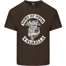 Son of Odin Valhalla Viking Norse Mythology Kids T-Shirt Childrens Chocolate