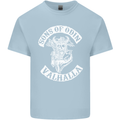 Son of Odin Valhalla Viking Norse Mythology Kids T-Shirt Childrens Light Blue
