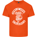 Son of Odin Valhalla Viking Norse Mythology Kids T-Shirt Childrens Orange