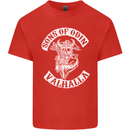 Son of Odin Valhalla Viking Norse Mythology Kids T-Shirt Childrens Red