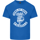 Son of Odin Valhalla Viking Norse Mythology Kids T-Shirt Childrens Royal Blue