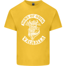 Son of Odin Valhalla Viking Norse Mythology Kids T-Shirt Childrens Yellow