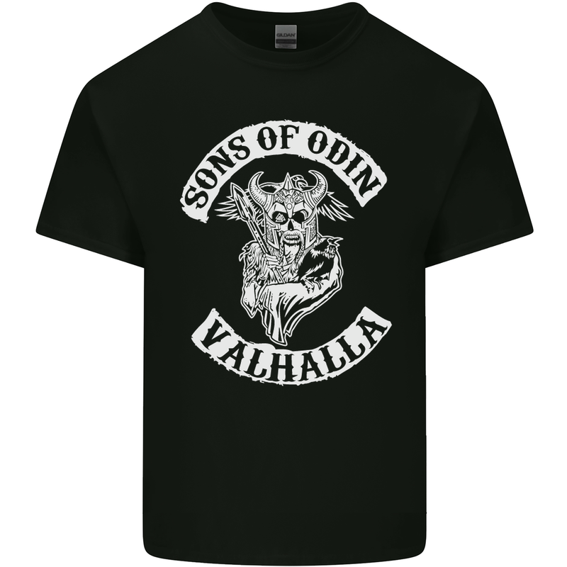 Son of Odin Valhalla Viking Norse Mythology Mens Cotton T-Shirt Tee Top Black