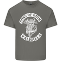 Son of Odin Valhalla Viking Norse Mythology Mens Cotton T-Shirt Tee Top Charcoal