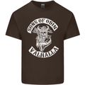 Son of Odin Valhalla Viking Norse Mythology Mens Cotton T-Shirt Tee Top Dark Chocolate