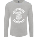 Son of Odin Valhalla Viking Norse Mythology Mens Long Sleeve T-Shirt Sports Grey