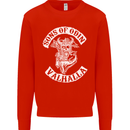 Son of Odin Valhalla Viking Norse Mythology Mens Sweatshirt Jumper Bright Red