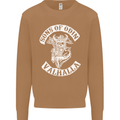 Son of Odin Valhalla Viking Norse Mythology Mens Sweatshirt Jumper Caramel Latte