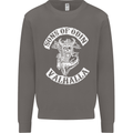 Son of Odin Valhalla Viking Norse Mythology Mens Sweatshirt Jumper Charcoal