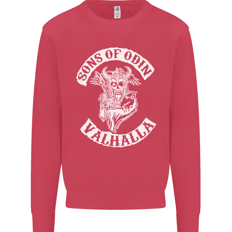 Son of Odin Valhalla Viking Norse Mythology Mens Sweatshirt Jumper Heliconia