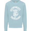 Son of Odin Valhalla Viking Norse Mythology Mens Sweatshirt Jumper Light Blue