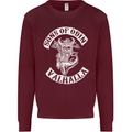 Son of Odin Valhalla Viking Norse Mythology Mens Sweatshirt Jumper Maroon