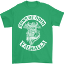 Son of Odin Valhalla Viking Norse Mythology Mens T-Shirt Cotton Gildan Irish Green