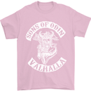 Son of Odin Valhalla Viking Norse Mythology Mens T-Shirt Cotton Gildan Light Pink