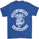 Son of Odin Valhalla Viking Norse Mythology Mens T-Shirt Cotton Gildan Royal Blue