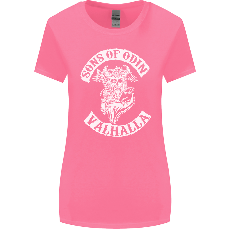 Son of Odin Valhalla Viking Norse Mythology Womens Wider Cut T-Shirt Azalea