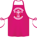 Sons of Santa Biker Motorcycle Christmas Cotton Apron 100% Organic Pink