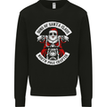 Sons of Santa Biker Motorcycle Christmas Kids Sweatshirt Jumper Black