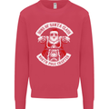 Sons of Santa Biker Motorcycle Christmas Kids Sweatshirt Jumper Heliconia