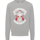 Sons of Santa Biker Motorcycle Christmas Kids Sweatshirt Jumper Sports Grey