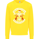 Sons of Santa Biker Motorcycle Christmas Kids Sweatshirt Jumper Yellow