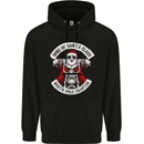 Sons of Santa Biker Motorcycle Christmas Mens 80% Cotton Hoodie Black
