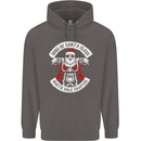 Sons of Santa Biker Motorcycle Christmas Mens 80% Cotton Hoodie Charcoal