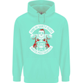 Sons of Santa Biker Motorcycle Christmas Mens 80% Cotton Hoodie Peppermint