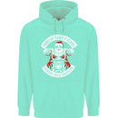 Sons of Santa Biker Motorcycle Christmas Mens 80% Cotton Hoodie Peppermint