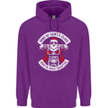Sons of Santa Biker Motorcycle Christmas Mens 80% Cotton Hoodie Purple