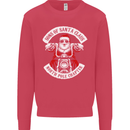 Sons of Santa Biker Motorcycle Christmas Mens Sweatshirt Jumper Heliconia