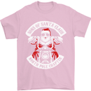 Sons of Santa Biker Motorcycle Christmas Mens T-Shirt Cotton Gildan Light Pink