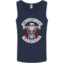 Sons of Santa Biker Motorcycle Christmas Mens Vest Tank Top Navy Blue