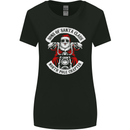 Sons of Santa Biker Motorcycle Christmas Womens Wider Cut T-Shirt Black