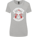 Sons of Santa Biker Motorcycle Christmas Womens Wider Cut T-Shirt Sports Grey