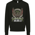 Sons of Valhalla Vikings Celtic Symbols Mens Sweatshirt Jumper Black