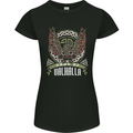 Sons of Valhalla Vikings Celtic Symbols Womens Petite Cut T-Shirt Black