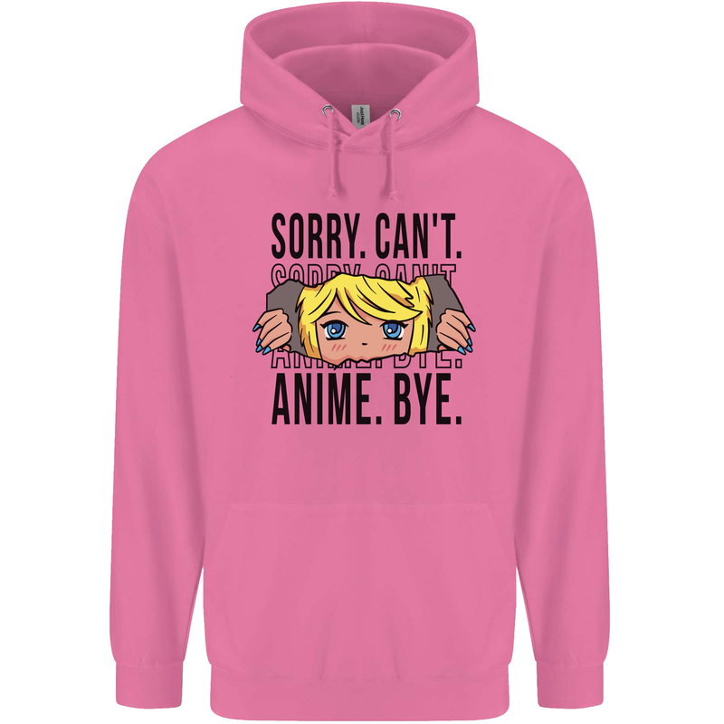 Sorry Can't Anime Bye Funny Anti-Social Childrens Kids Hoodie Azalea