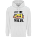 Sorry Can't Anime Bye Funny Anti-Social Childrens Kids Hoodie White