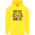 Sorry Can't Anime Bye Funny Anti-Social Childrens Kids Hoodie Yellow