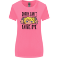 Sorry Can't Anime Bye Funny Anti-Social Womens Wider Cut T-Shirt Azalea