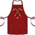 Sorry Can't Hockey Bye Funny Ice Street Cotton Apron 100% Organic Maroon