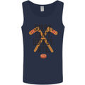 Sorry Can't Hockey Bye Funny Ice Street Mens Vest Tank Top Navy Blue