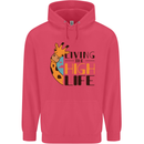 Sorry I'm Late My Alaskan Was Sitting On Me Childrens Kids Hoodie Heliconia