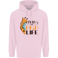 Sorry I'm Late My Alaskan Was Sitting On Me Childrens Kids Hoodie Light Pink