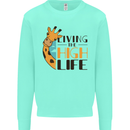 Sorry I'm Late My Alaskan Was Sitting On Me Kids Sweatshirt Jumper Peppermint