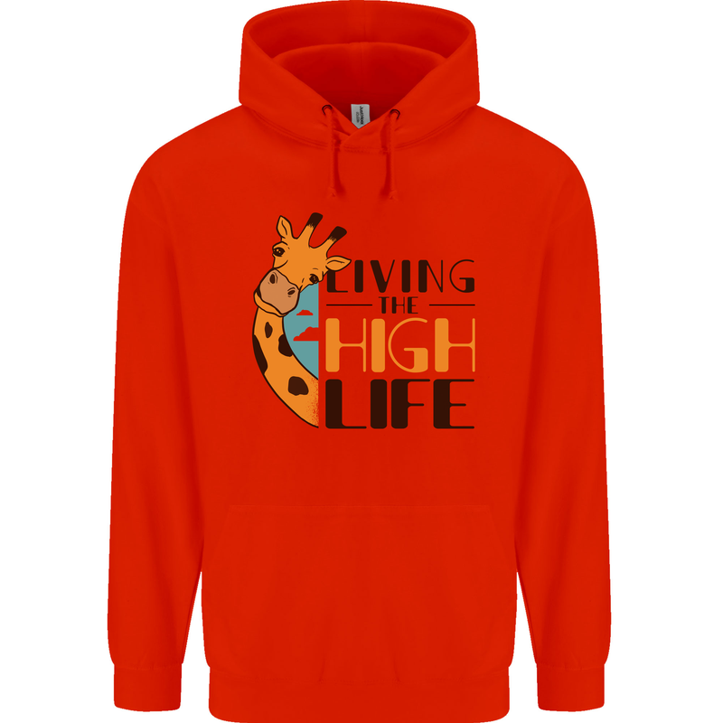 Sorry I'm Late My Alaskan Was Sitting On Me Mens 80% Cotton Hoodie Bright Red
