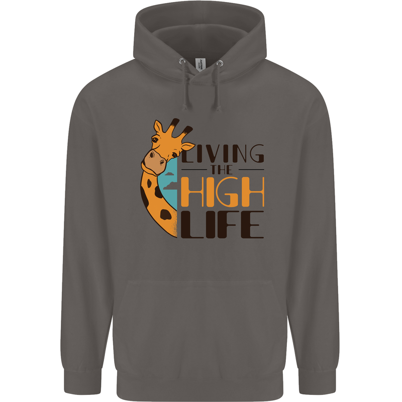 Sorry I'm Late My Alaskan Was Sitting On Me Mens 80% Cotton Hoodie Charcoal